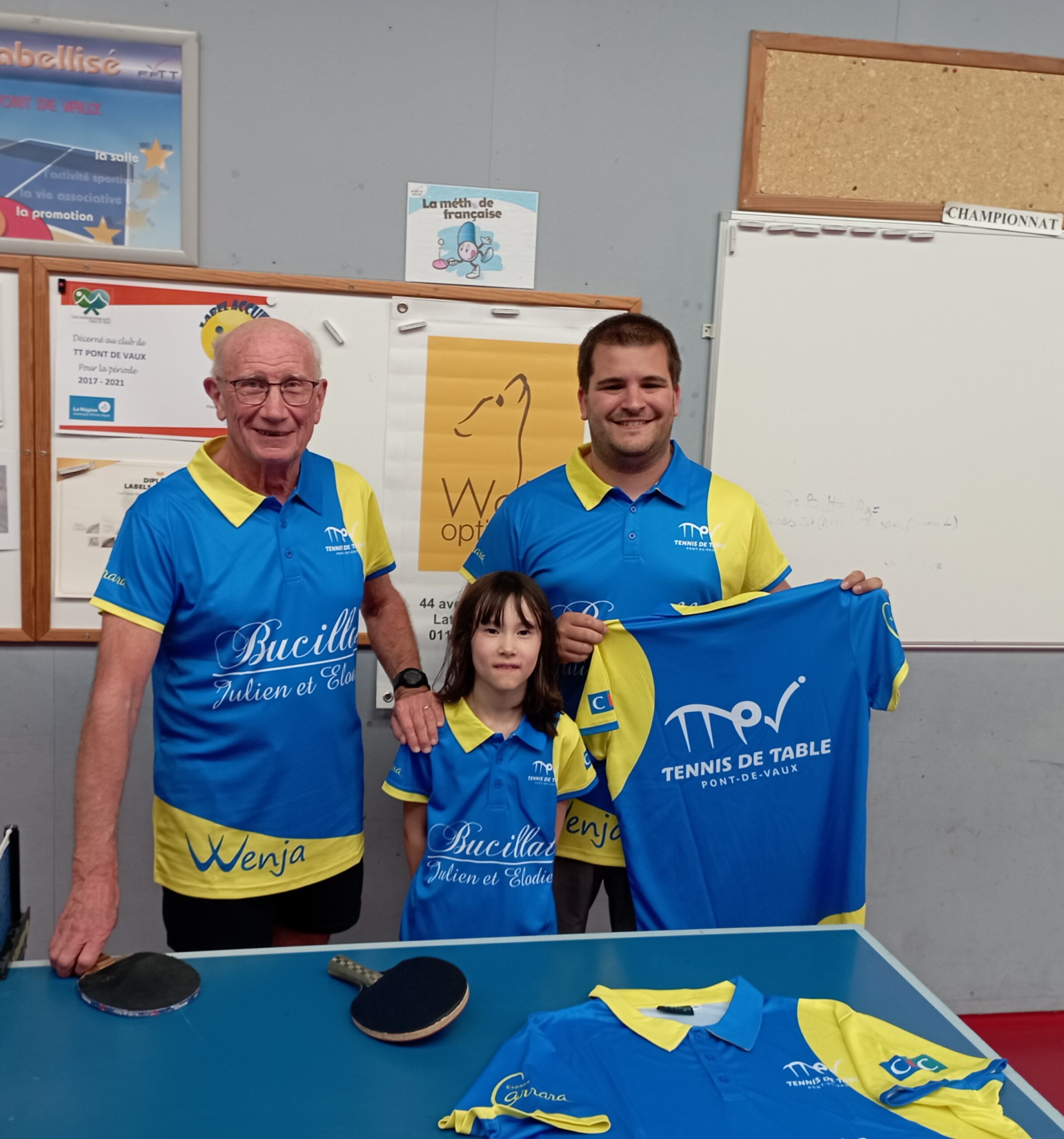 News club / Nouveaux maillots -TT Pont De Vaux