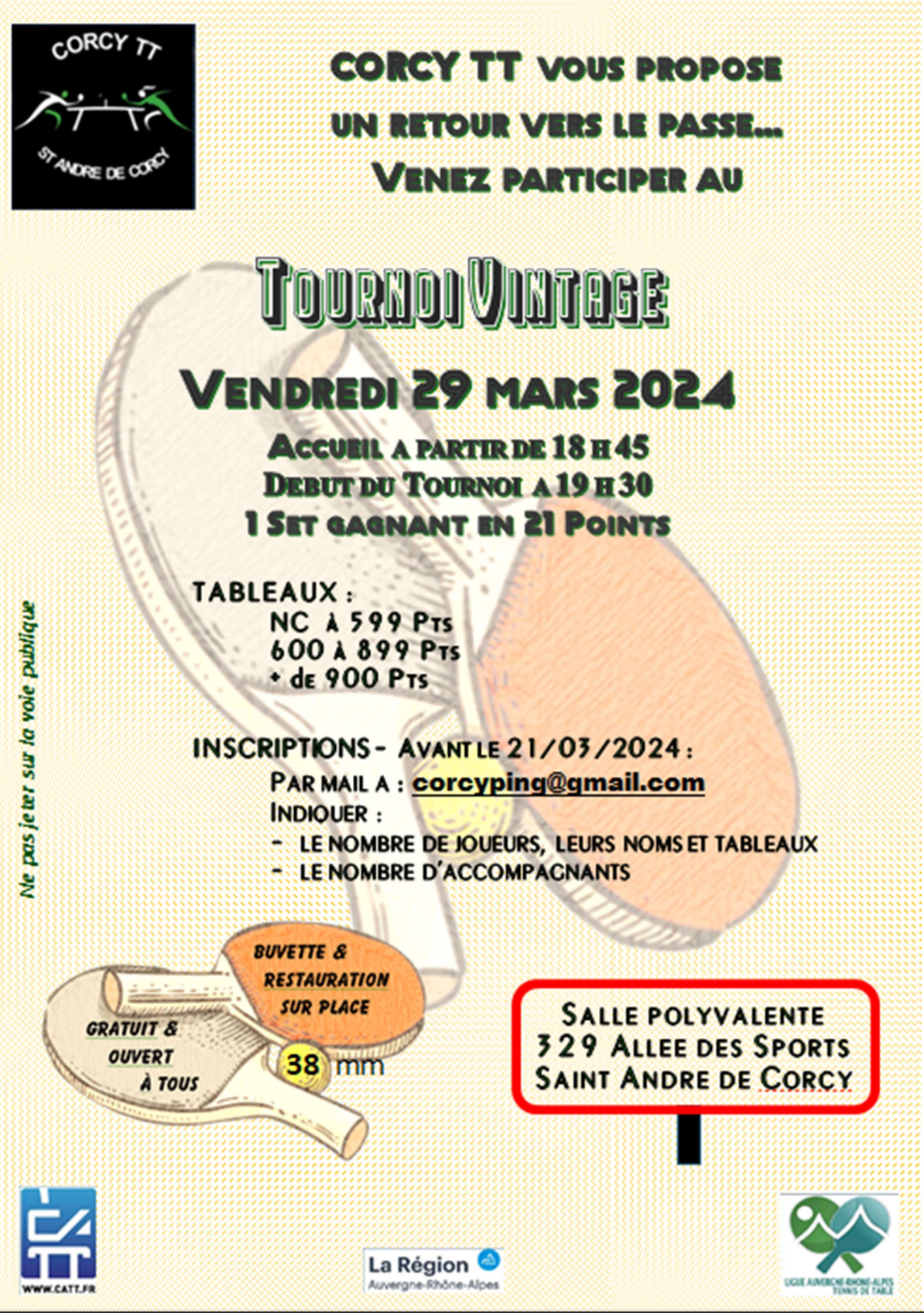 Tournoi Vintage Saint-Andre-de-Corcy