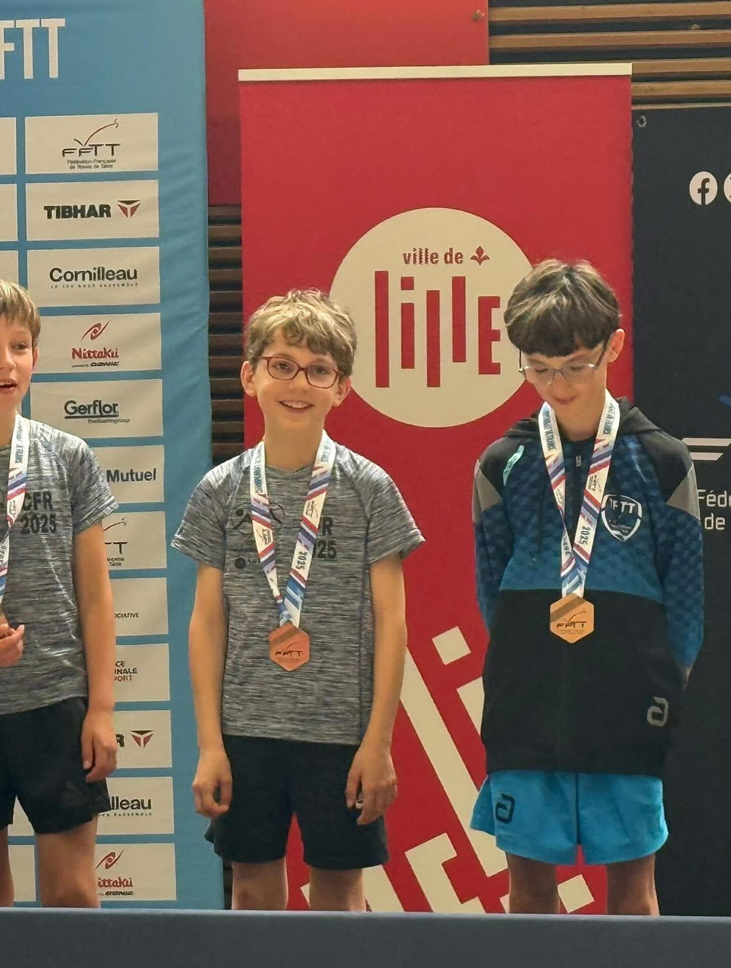 Constant au Championnat de France Benjamins🏓